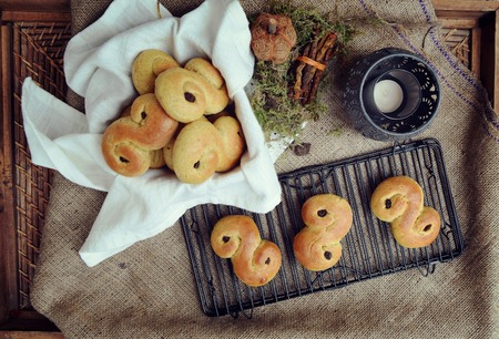 Lussebullar, švedska peciva sa šafranom