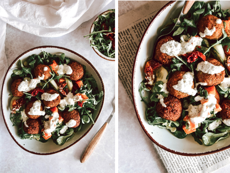 Falafels, fried vegeterian balls