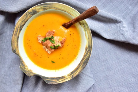 Winter creamy butternut squash soup