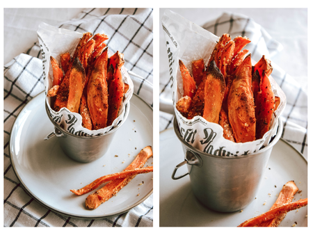 Baked sweet potato fries