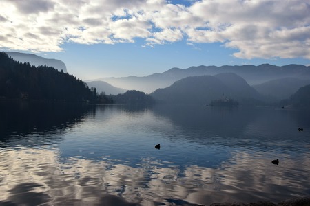 New Year's Eve on the lake Bled