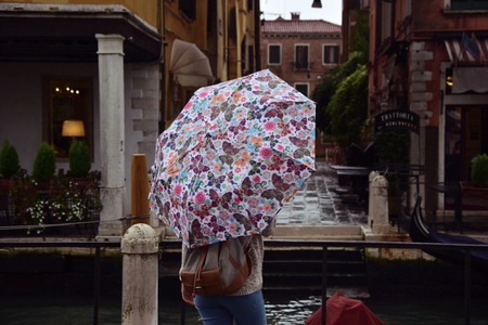 Romantična kišna Venecija
